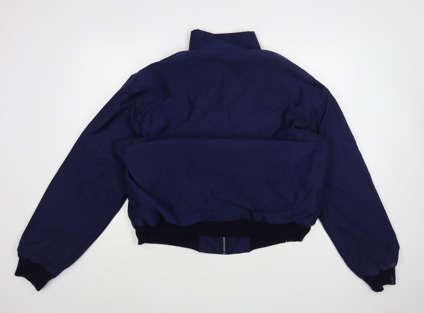 Made in England Mens Blue Bomber Jacket Jacket Size 2XL Zip