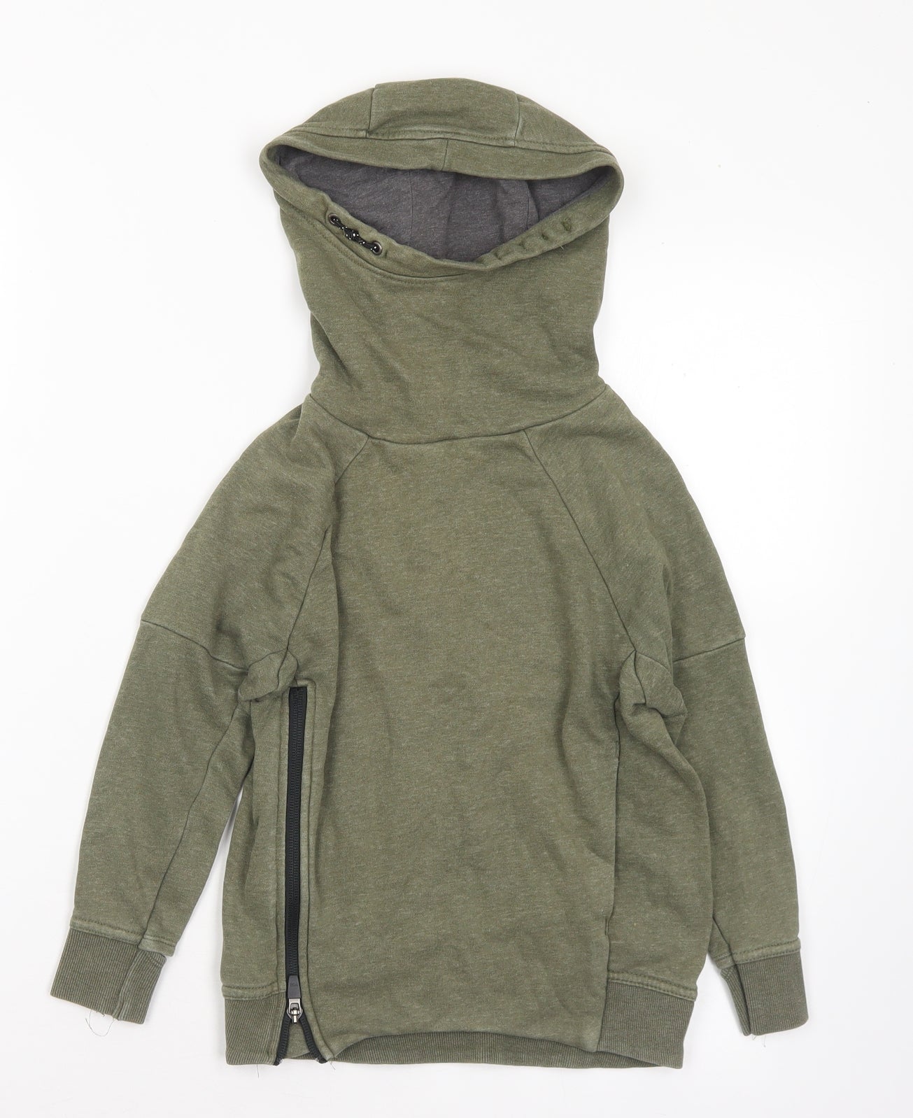 NEXT Boys Green Cotton Pullover Hoodie Size 5 Years