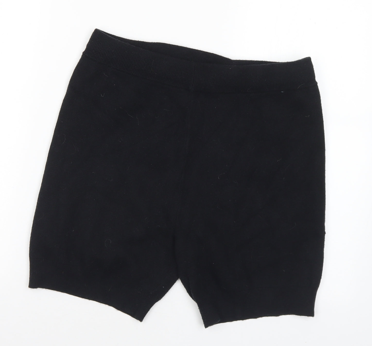 ASOS Womens Black Viscose Sweat Shorts Size 12 L6 in Regular