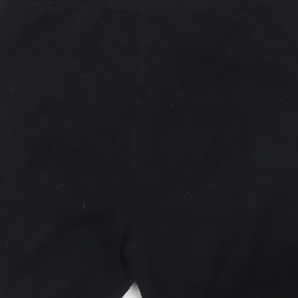 ASOS Womens Black Viscose Sweat Shorts Size 12 L6 in Regular