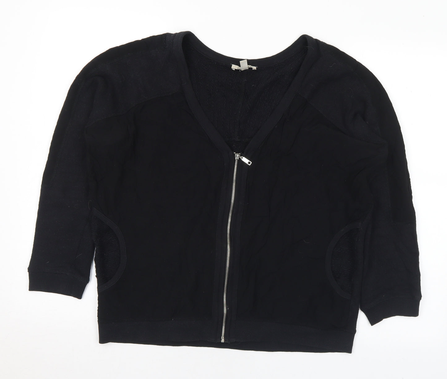 Zara Womens Black Jacket Size S Zip