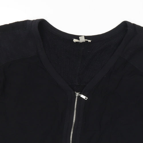 Zara Womens Black Jacket Size S Zip
