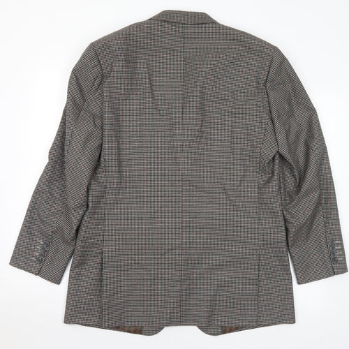 Skopes Mens Multicoloured Check Polyester Jacket Suit Jacket Size 40