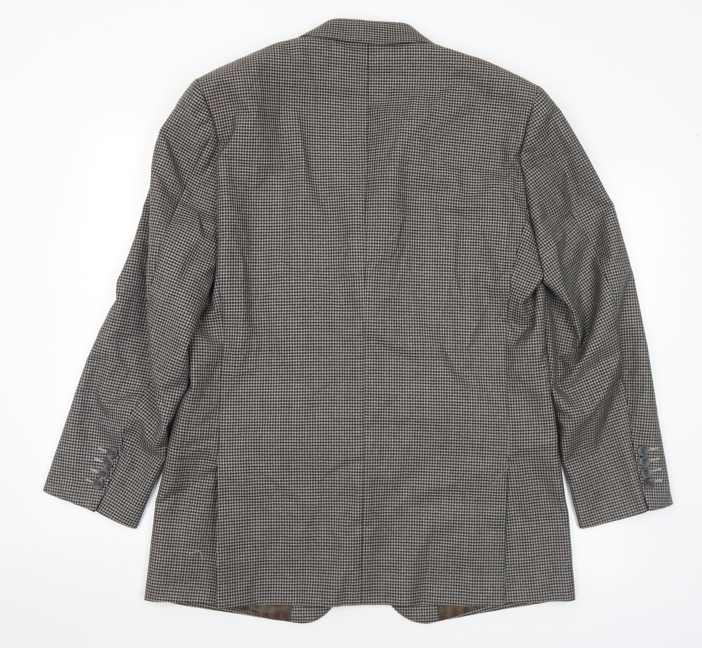 Skopes Mens Multicoloured Check Polyester Jacket Suit Jacket Size 40