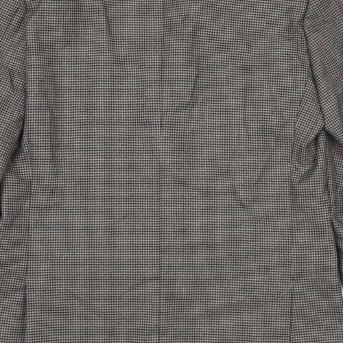 Skopes Mens Multicoloured Check Polyester Jacket Suit Jacket Size 40