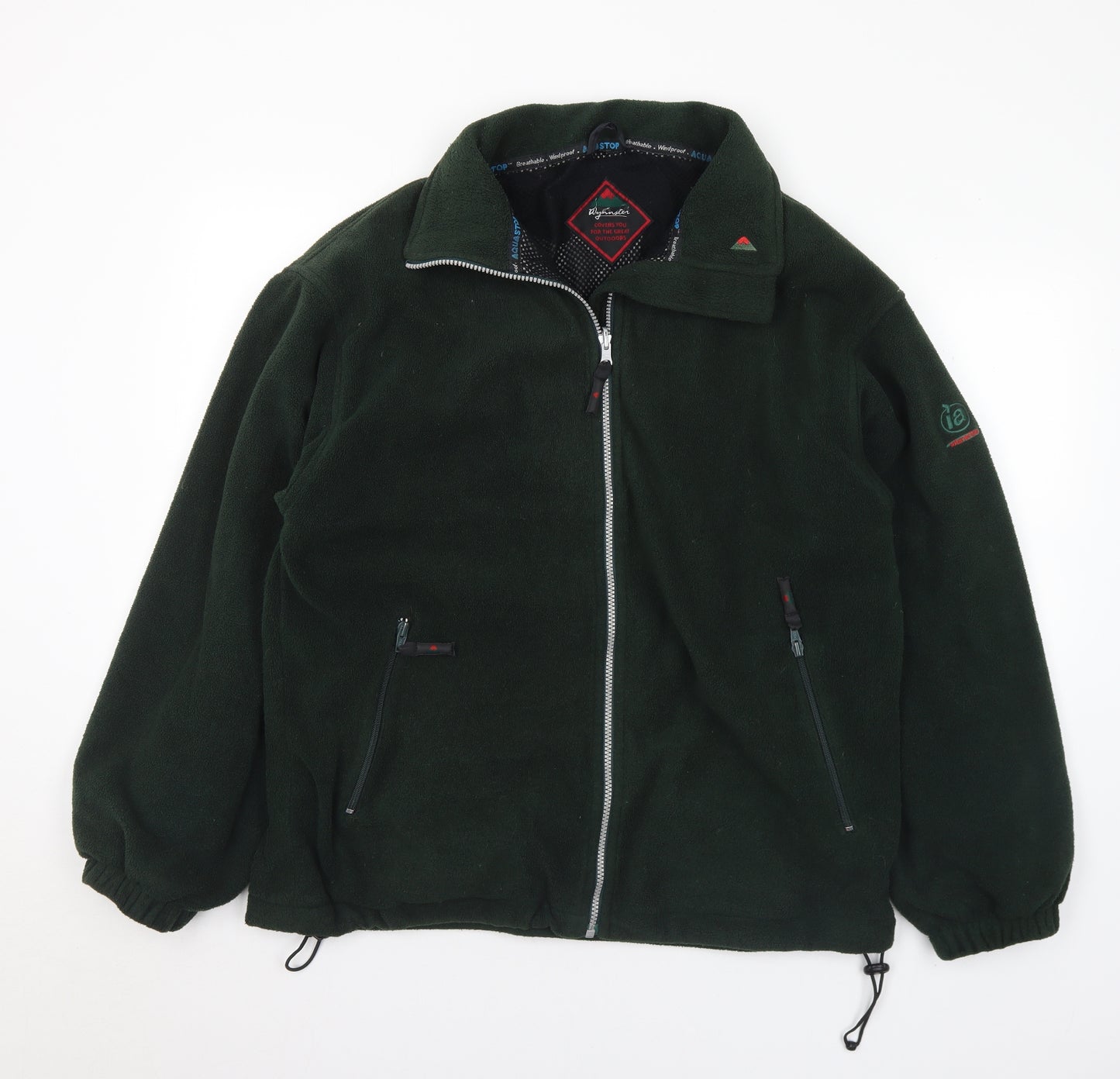 Wynnster Mens Green Jacket Size L Zip
