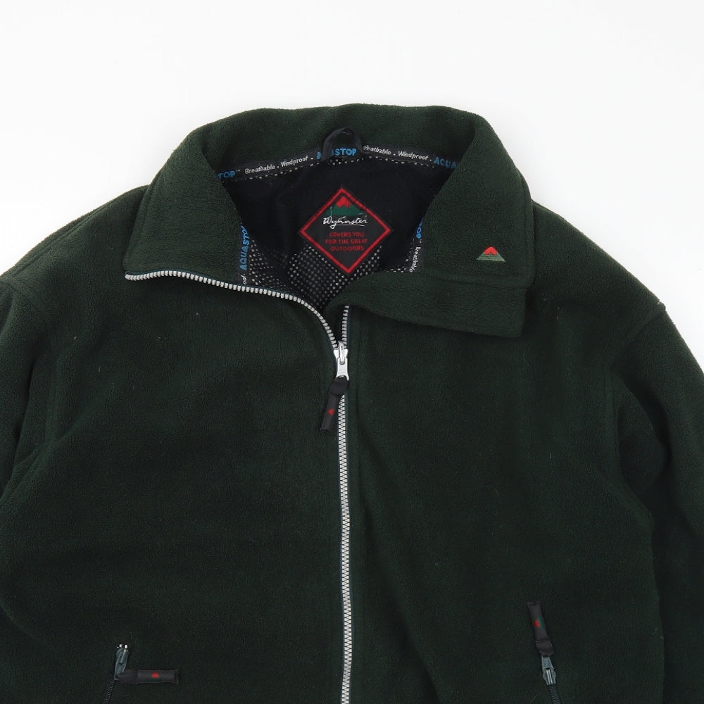 Wynnster Mens Green Jacket Size L Zip