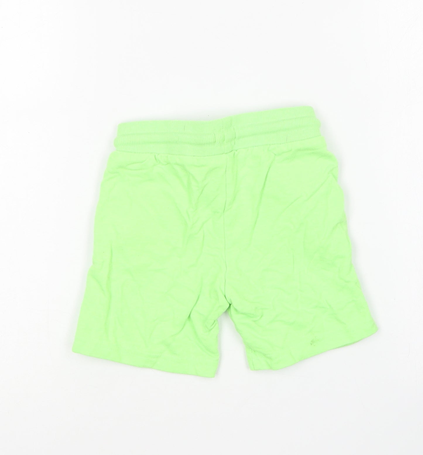 F&F Boys Green Cotton Sweat Shorts Size 2-3 Years Regular