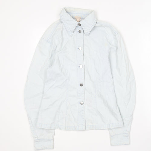 H&M Womens Blue Jacket Size 6