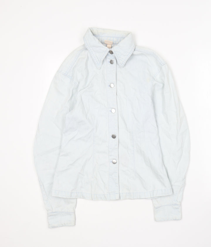 H&M Womens Blue Jacket Size 6