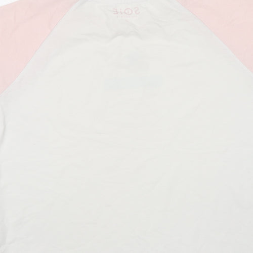 Soie Girls Multicoloured Cotton Basic T-Shirt Size 13 Years Round Neck