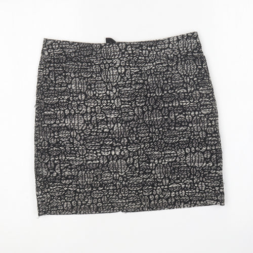 NEXT Womens Black Polyester Mini Skirt Size 6