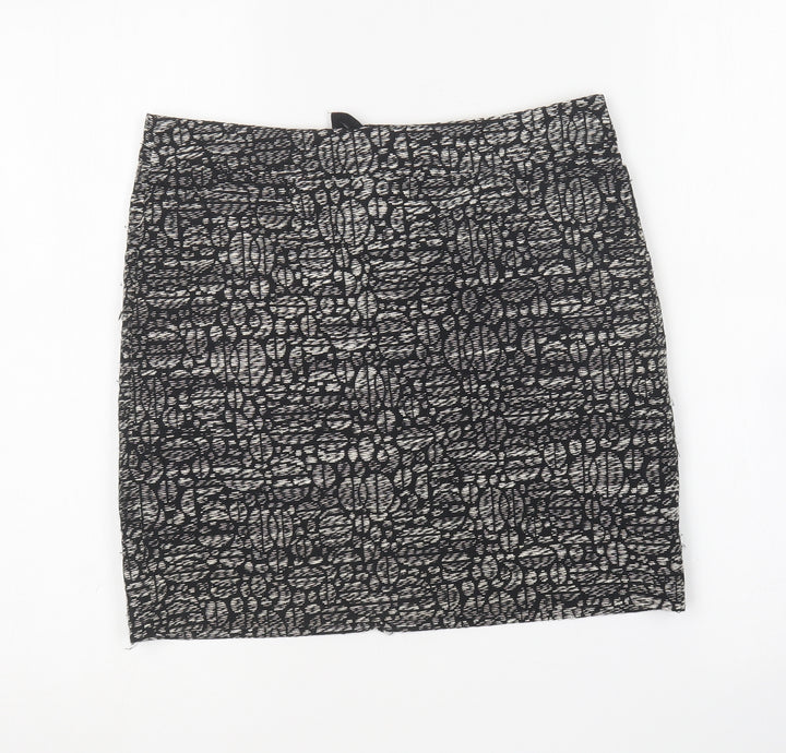 NEXT Womens Black Polyester Mini Skirt Size 6