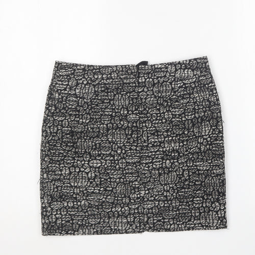 NEXT Womens Black Polyester Mini Skirt Size 6