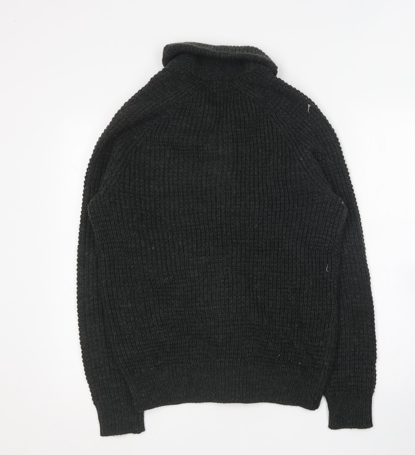 Dunnes Stores Mens Green V-Neck Acrylic Cardigan Jumper Size M