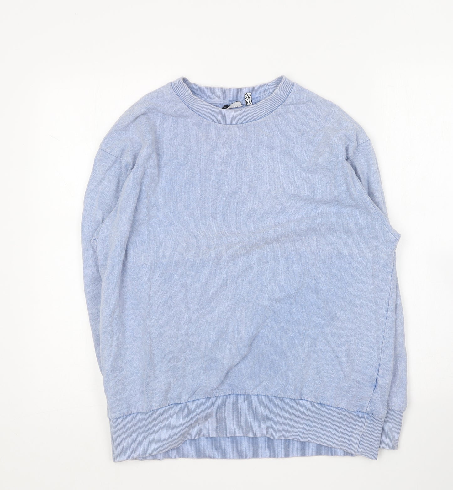 ASOS Womens Blue Cotton Pullover Sweatshirt Size 8