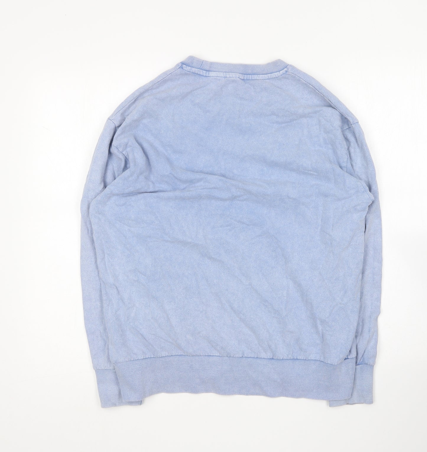 ASOS Womens Blue Cotton Pullover Sweatshirt Size 8