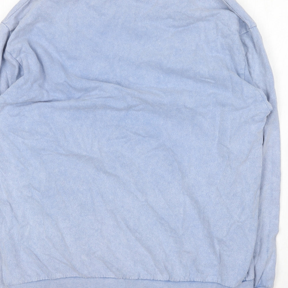 ASOS Womens Blue Cotton Pullover Sweatshirt Size 8