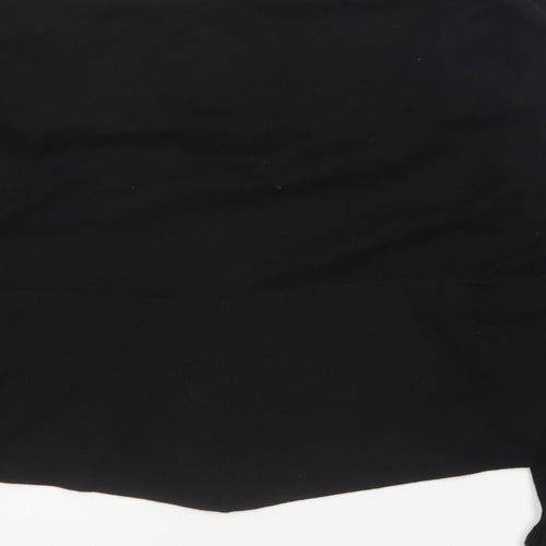 Star Womens Black Collared Viscose Cardigan Jumper Size 14