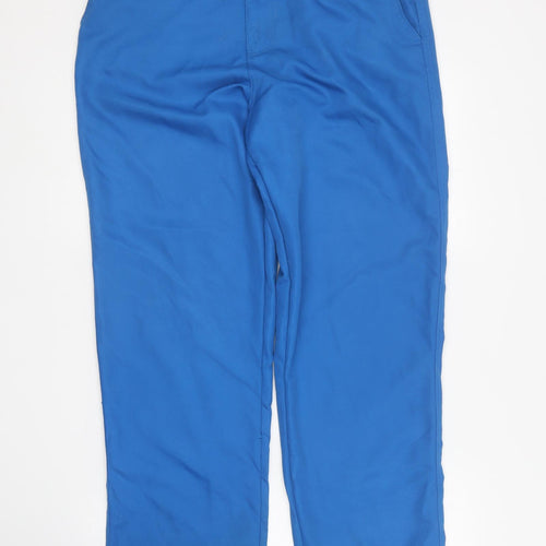 Dunlop Mens Blue Polyester Sweatpants Trousers Size 34 in L30 in Regular