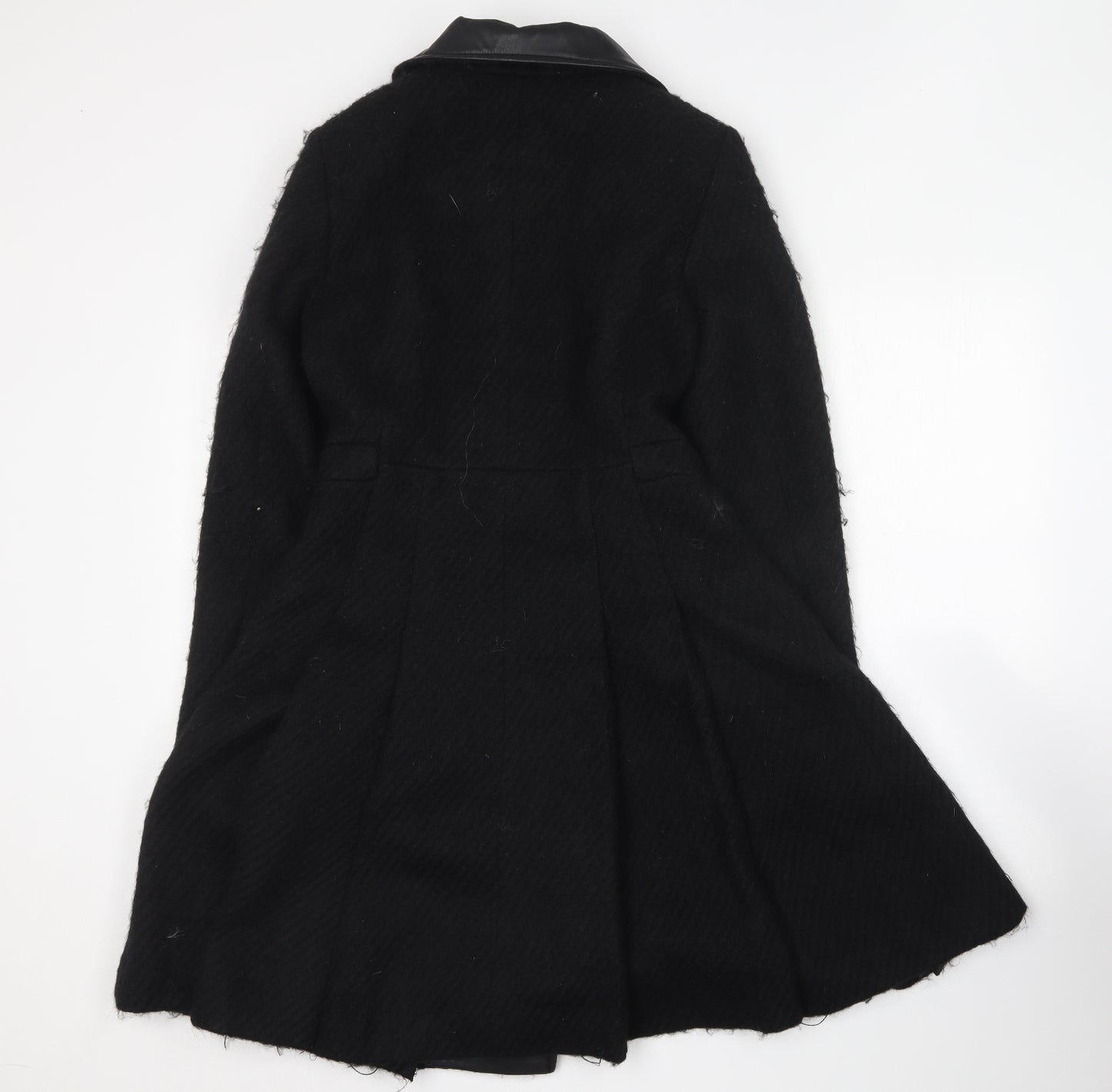 GUESS Womens Black Overcoat Coat Size 4