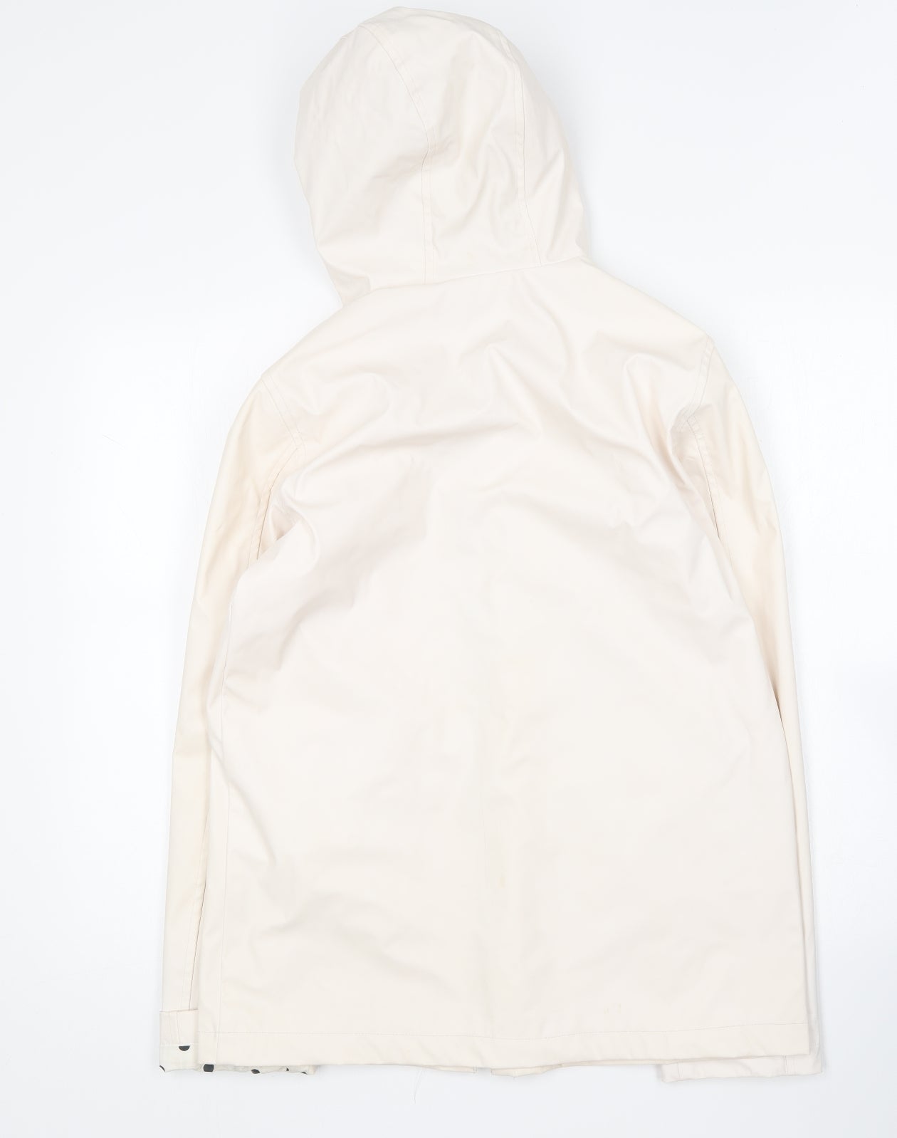 Avenue Womens Ivory Rain Coat Coat Size 8