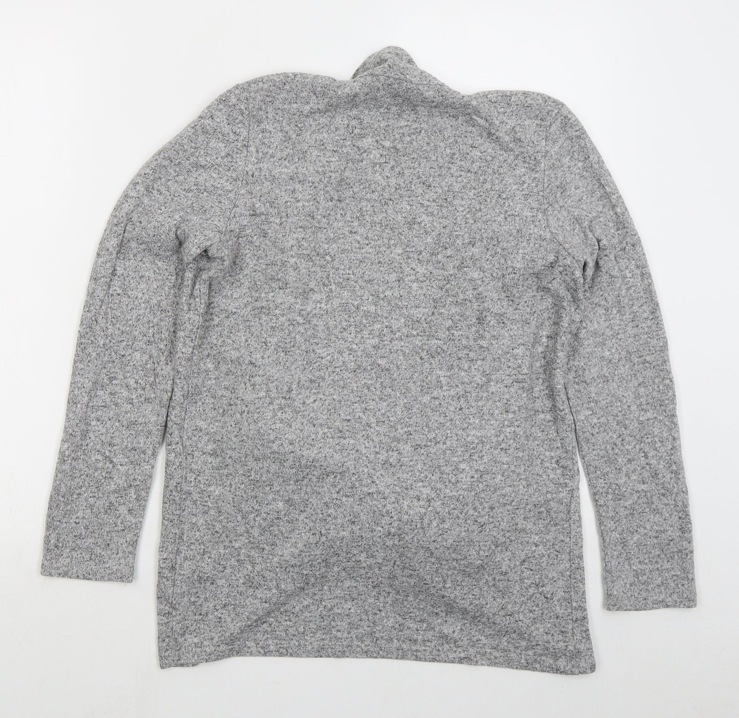 George Womens Grey V-Neck Viscose Cardigan Jumper Size 12