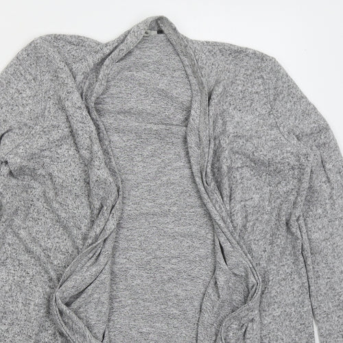 George Womens Grey V-Neck Viscose Cardigan Jumper Size 12
