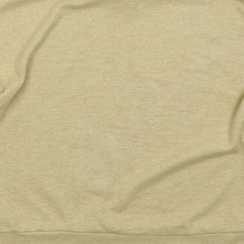 Dorothy Perkins Womens Beige Mock Neck Polyester Pullover Jumper Size 6