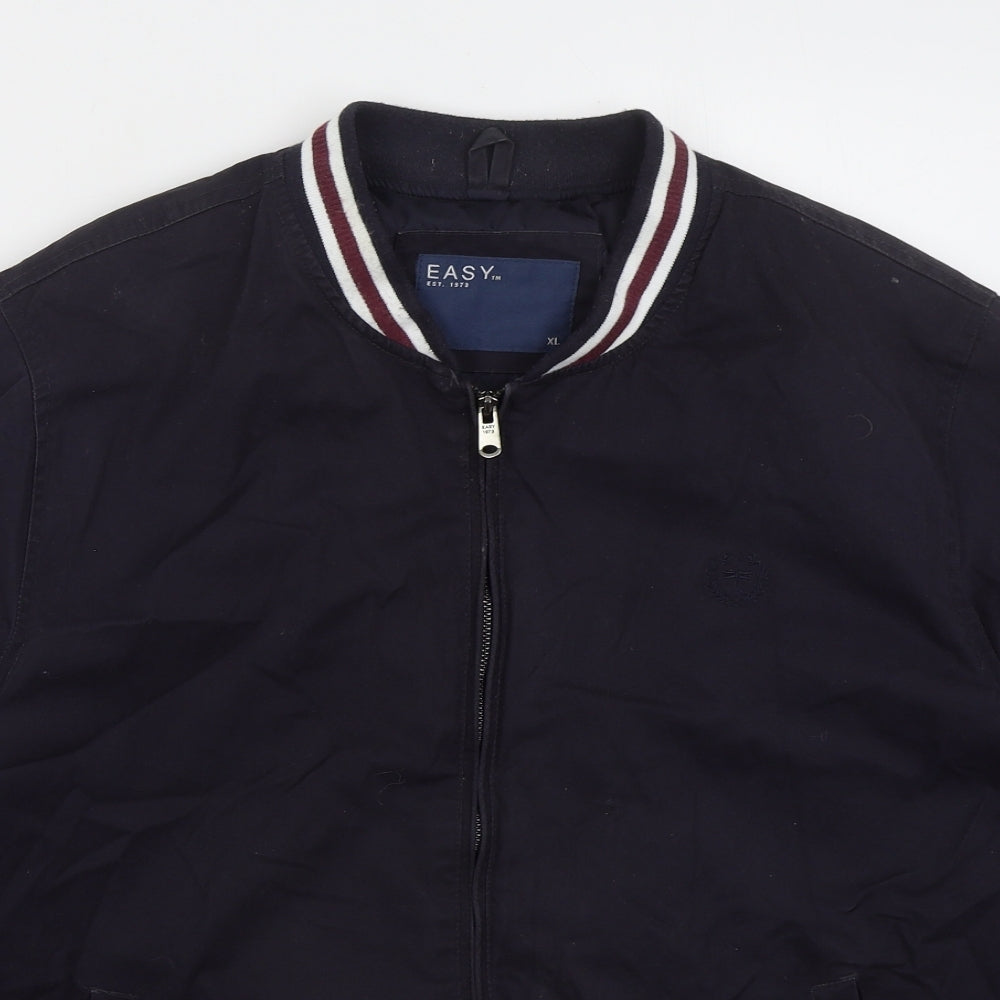 Easy Mens Blue Jacket Size XL Zip