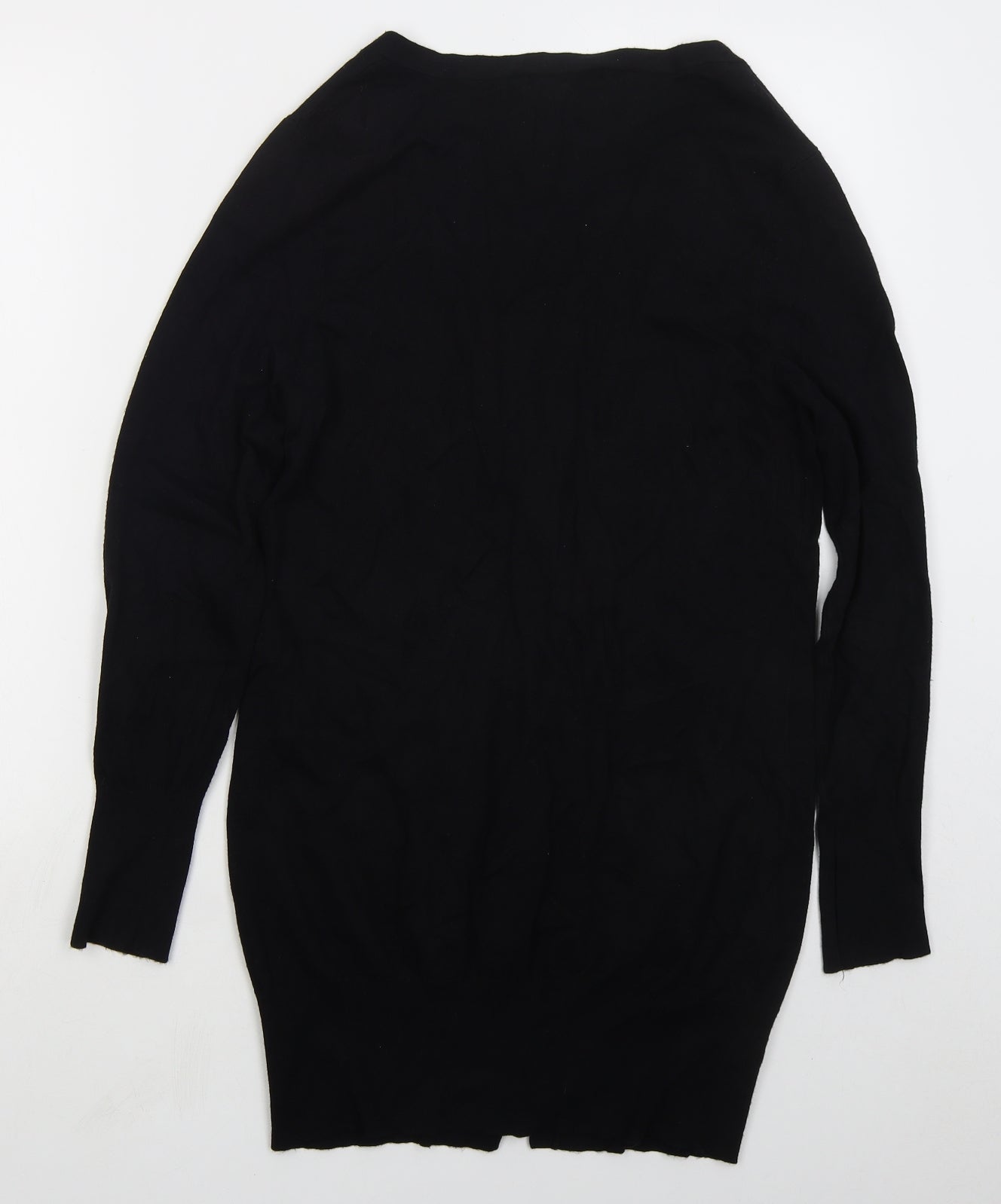 George Womens Black V-Neck Viscose Cardigan Jumper Size 14