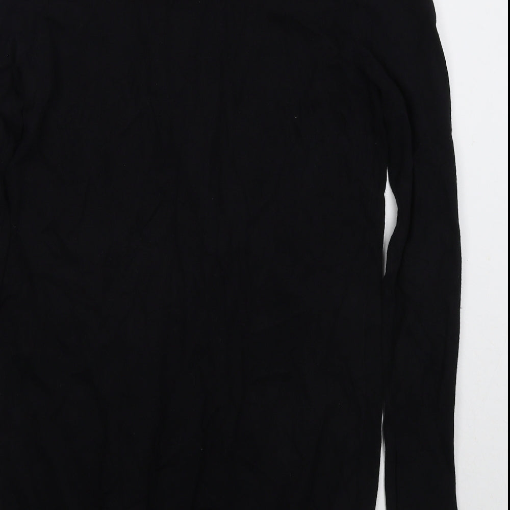 George Womens Black V-Neck Viscose Cardigan Jumper Size 14