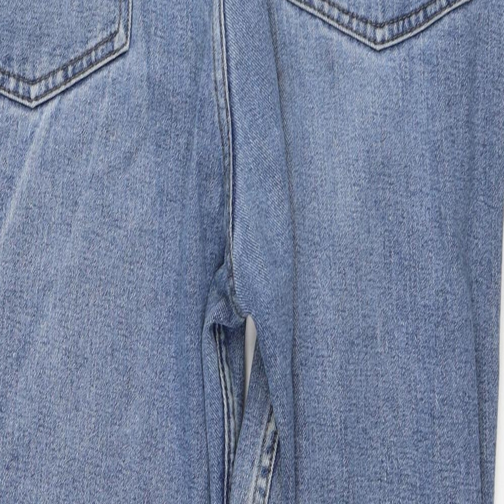 Dunnes Stores Mens Blue Cotton Straight Jeans Size 38 in L30 in Regular