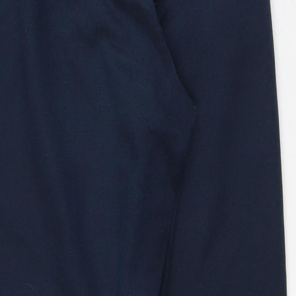 F&F Womens Blue Polyester Capri Trousers Size 14 L25 in Regular