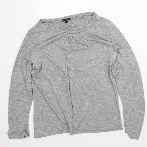 Marks and Spencer Womens Grey Viscose Pullover Sweatshirt Size 14