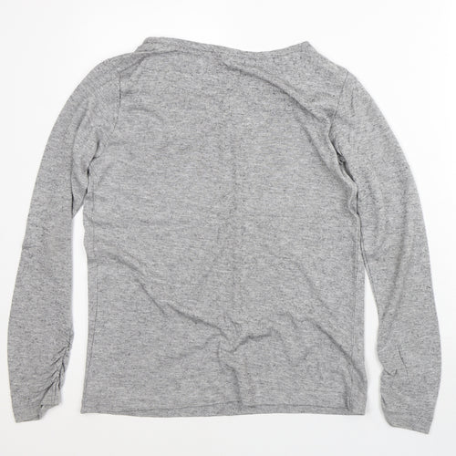 Marks and Spencer Womens Grey Viscose Pullover Sweatshirt Size 14