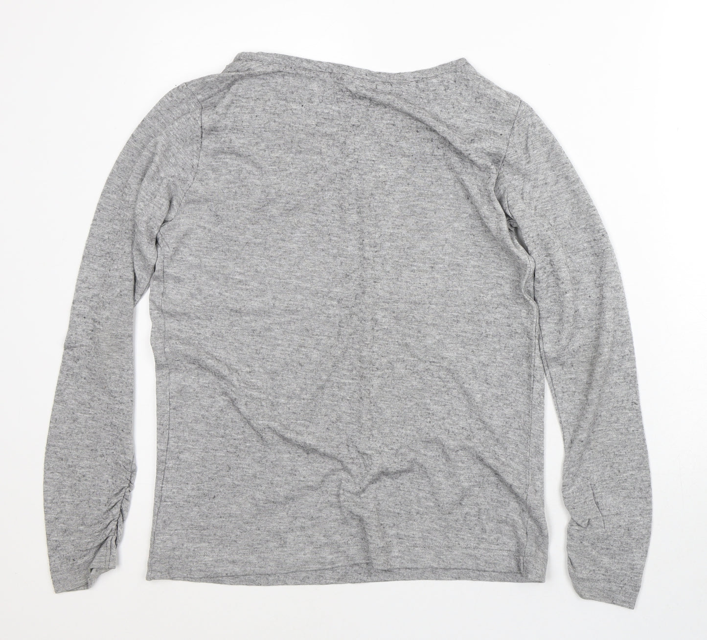 Marks and Spencer Womens Grey Viscose Pullover Sweatshirt Size 14