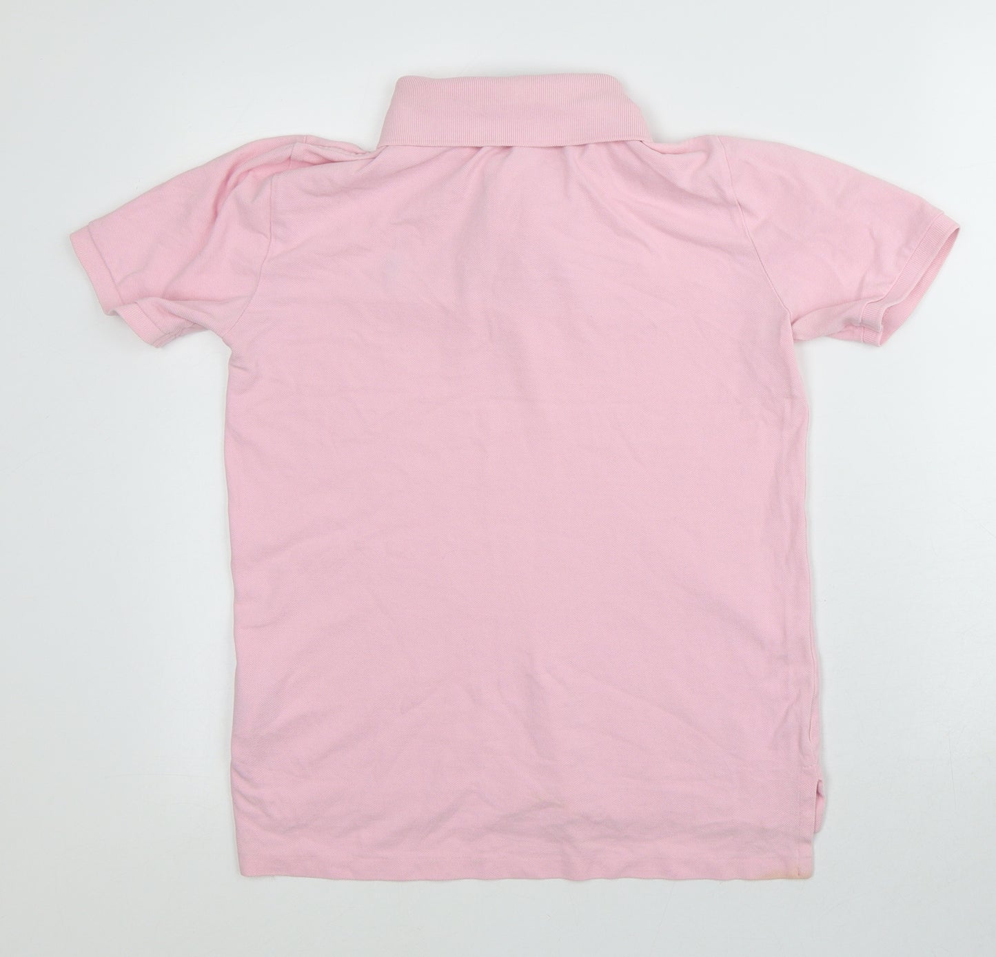 Ralph Lauren Womens Pink 100% Cotton Basic Polo Size L Collared