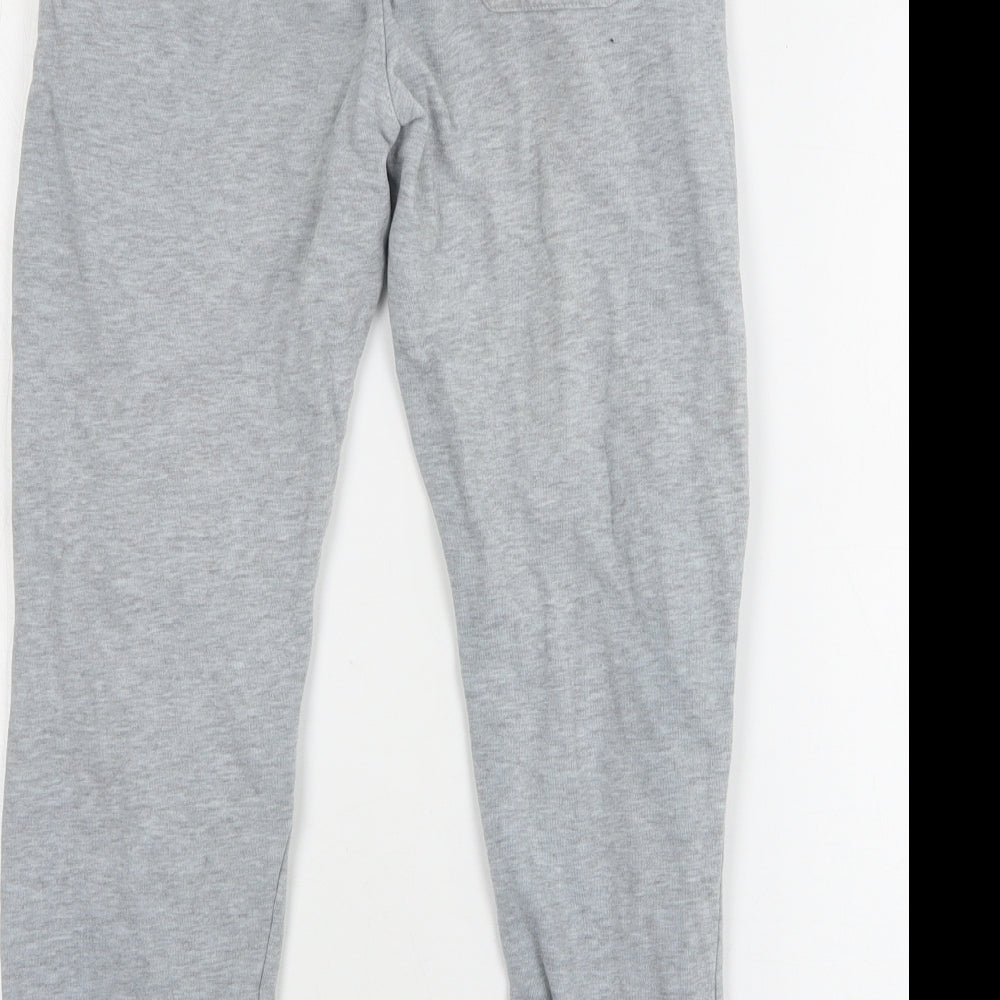 George Boys Grey Cotton Sweatpants Trousers Size 8-9 Years Regular
