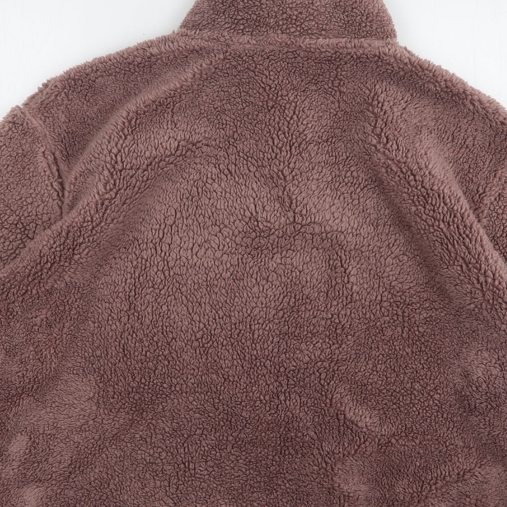 F&F Womens Pink Polyester Pullover Sweatshirt Size L