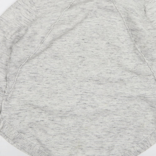 RD Style Womens Grey Round Neck Viscose Pullover Jumper Size S