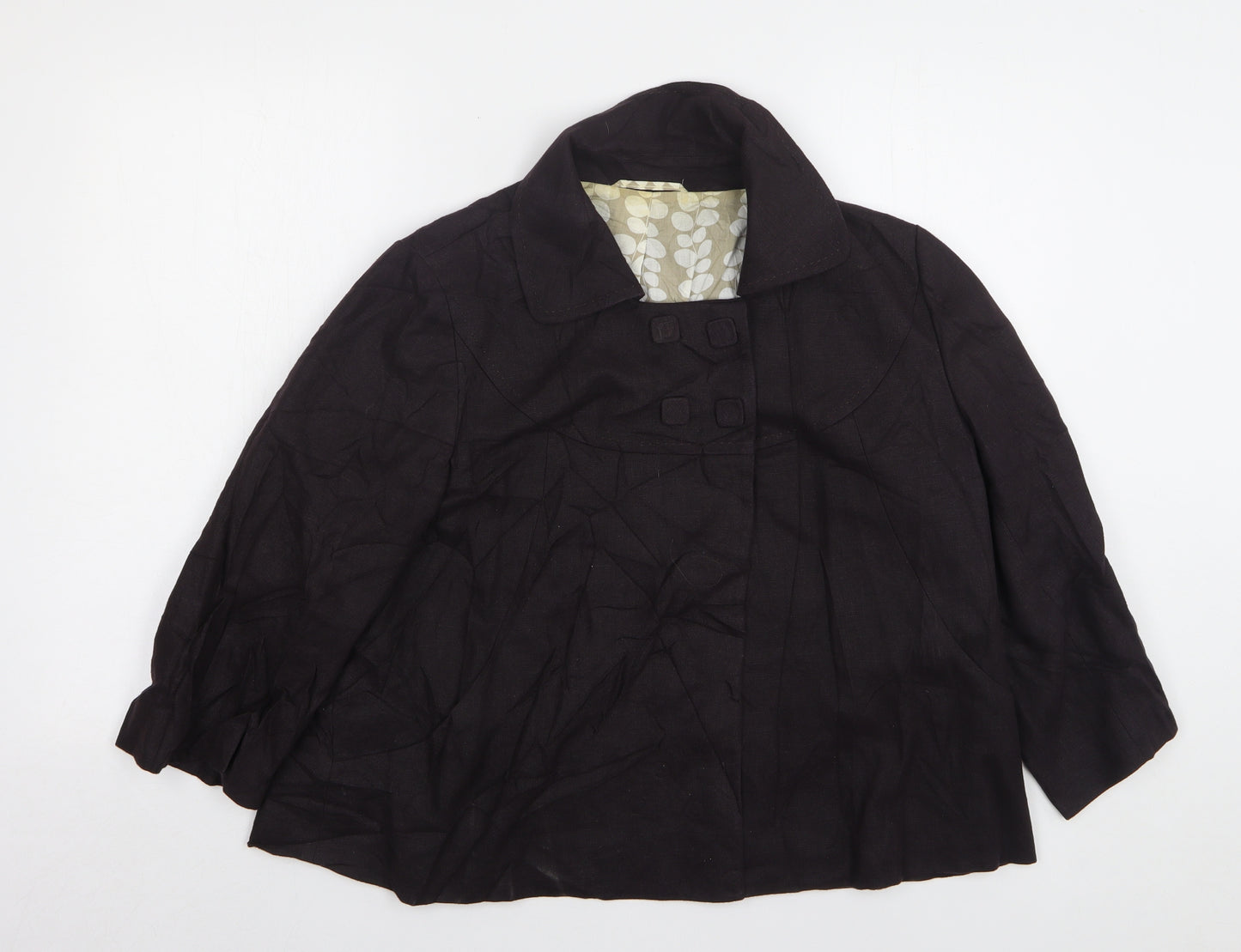 Hobbs Womens Brown Jacket Size 18