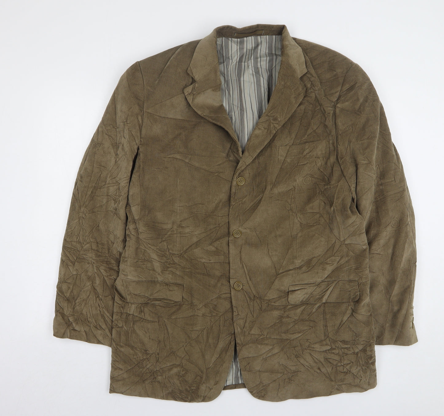 Marks and Spencer Mens Brown Polyester Jacket Suit Jacket Size 44