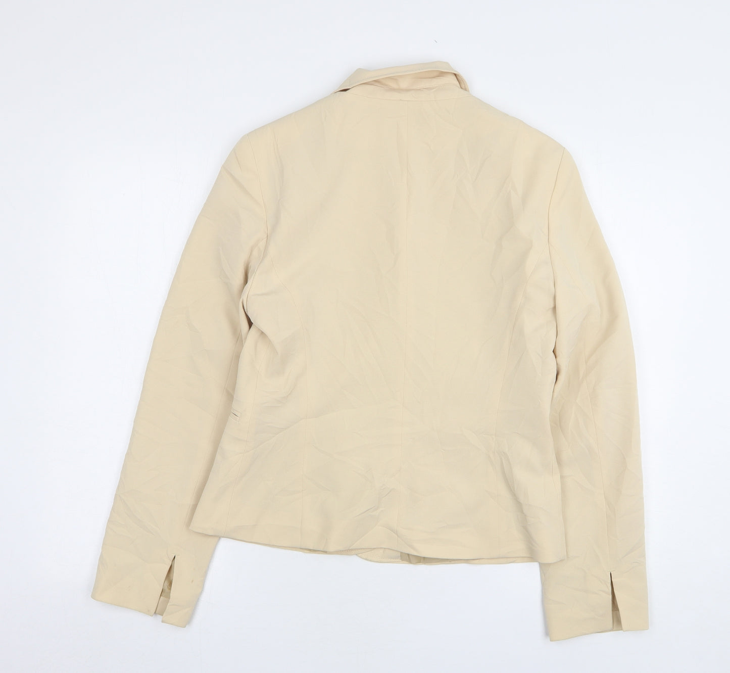 Clockhouse Womens Beige Polyester Jacket Suit Jacket Size 14