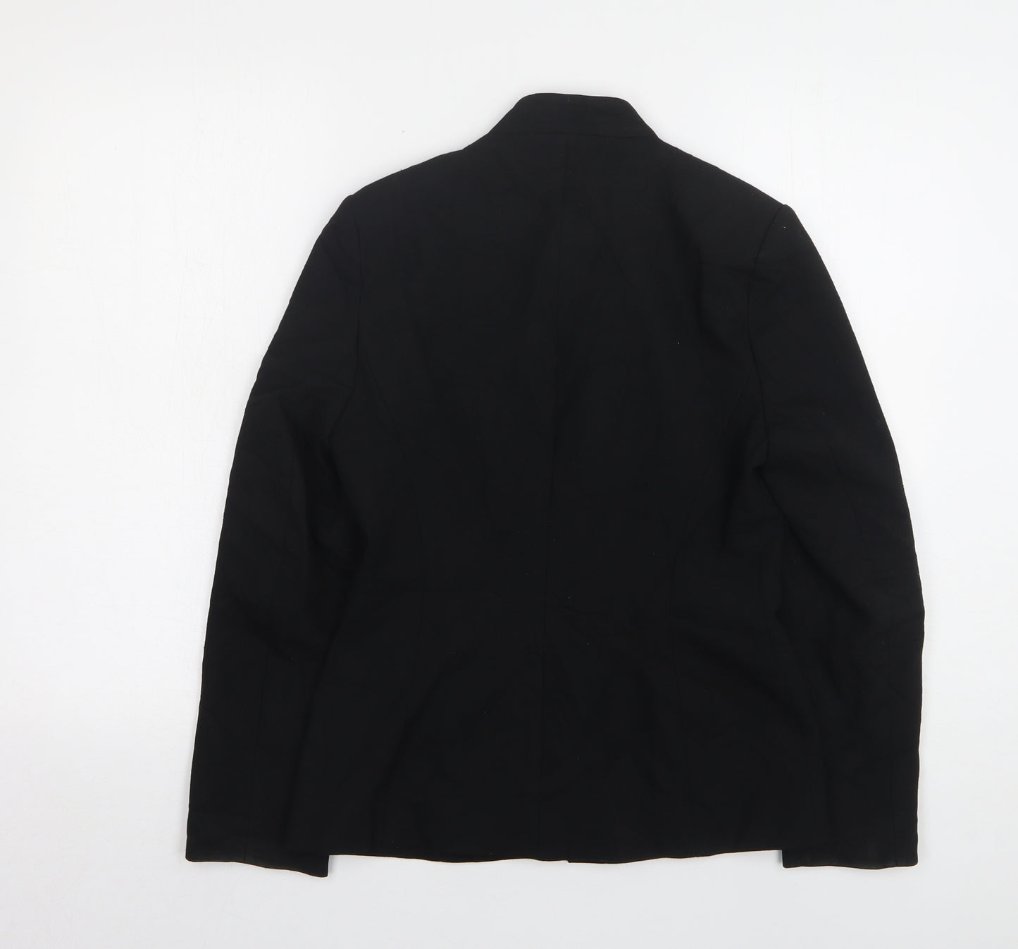 Preworn Womens Black Jacket Size 8