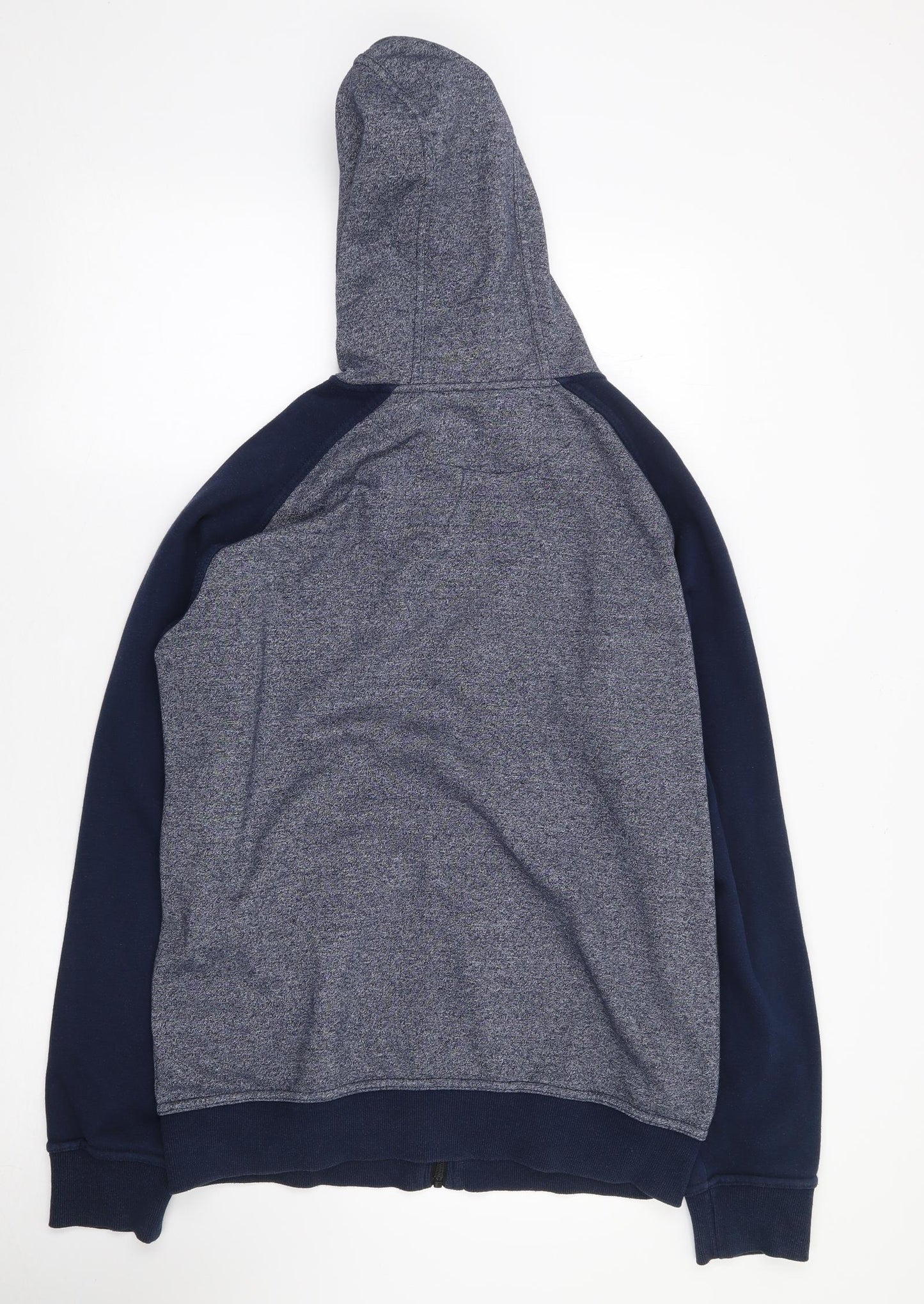 McKenzie Mens Blue Polyester Full Zip Hoodie Size L
