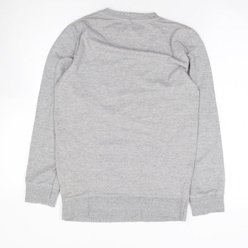 Preworn Mens Grey Polyester Pullover Sweatshirt Size S