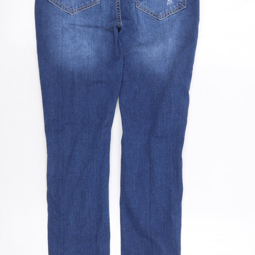 SheIn Womens Blue Cotton Skinny Jeans Size 6 L29 in Regular Zip