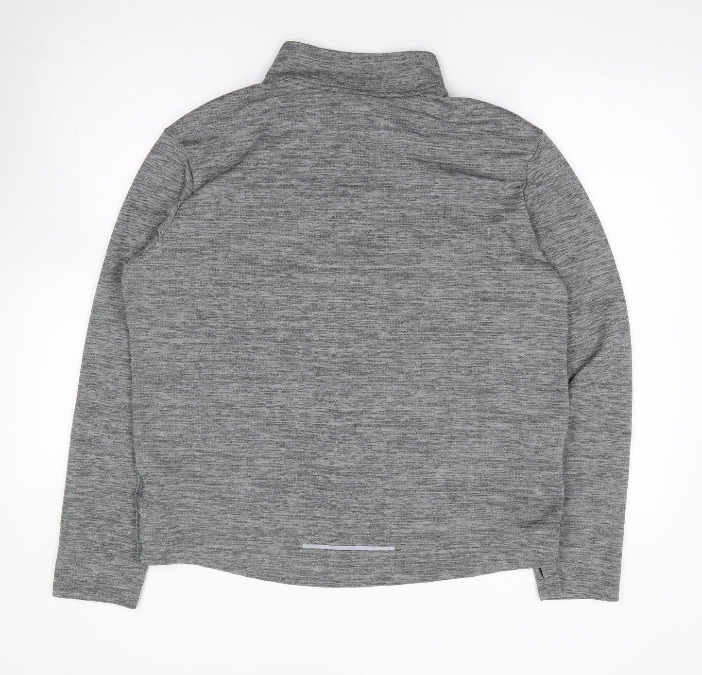 Nike Mens Grey Polyester Pullover Sweatshirt Size L