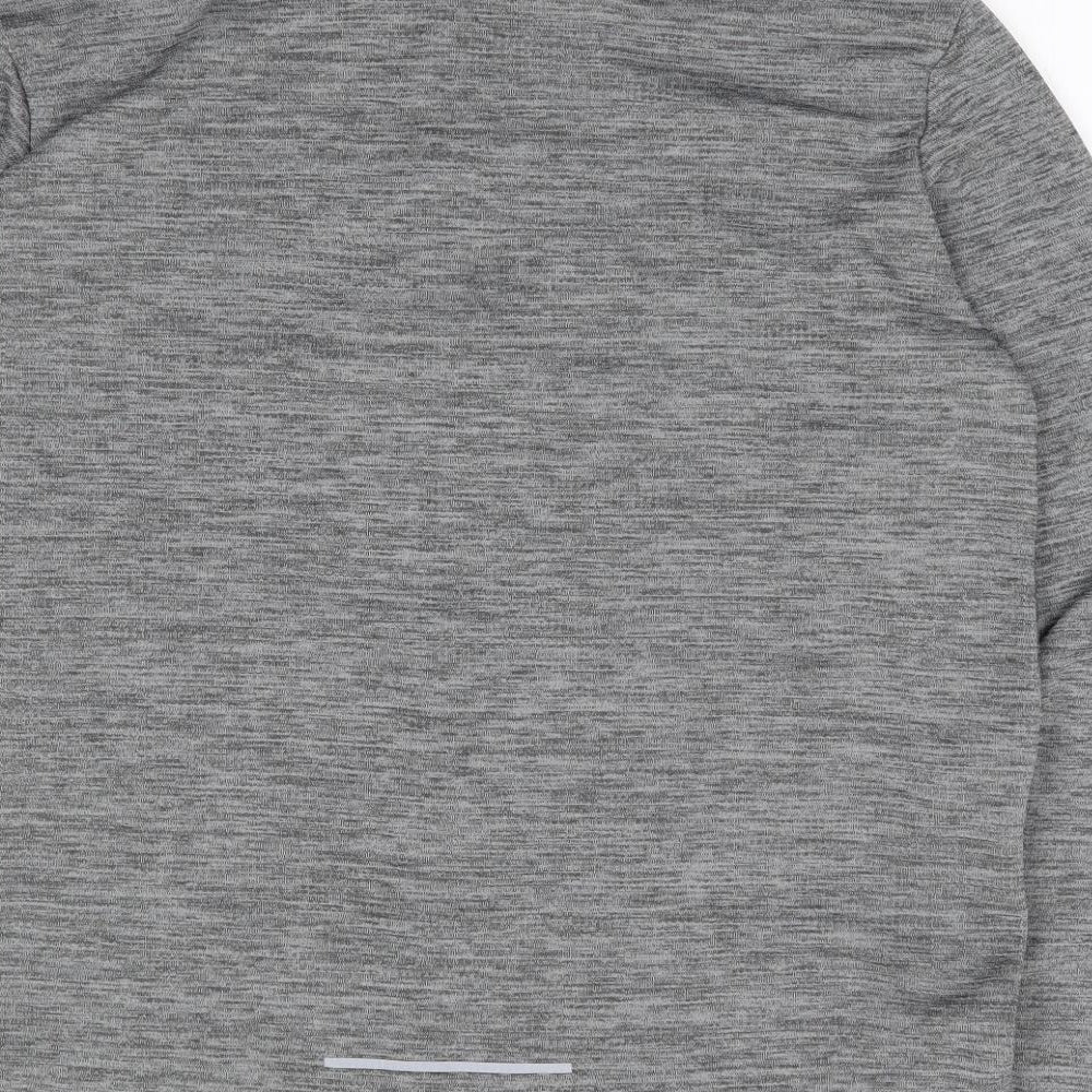 Nike Mens Grey Polyester Pullover Sweatshirt Size L